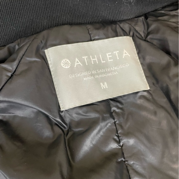 Athleta Mountain Summit Primaloft Women's Black Lightweight Parka - Picture 10 of 15